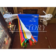 7-Color Flags Decorative Temple 10 Party