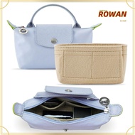 ROWANS Insert Bag, Multi-Pocket Storage Bags Linner Bag,  Felt Portable Travel Bag Organizer Longchamp Mini Bag