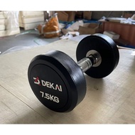 Dumbell Rubber Weight Plate Dumbbell Barbell 2.5 kg - 15 kg