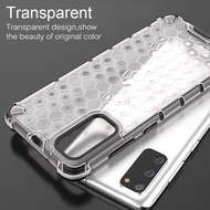 For Samsung Galaxy S24 S23 Ultra S22 S21 FE S20 Plus Note 20 10 A52 A72 A53 A73 A54 5g Cover Honeycomb Shockproof Case