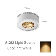 [dbf] 1pc Gx53 Led Bulb Light Under Cabinet Lights 7w Anti-Glare Light Source Ac 85-265v Cold Warm White For Living Room Bedroom