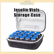 【MY】Insulin Vial Storage Case Bag 10ml EVA Large Capacity Peptide Protective Holder Fridge Diabetic 