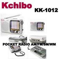Kchibo KK-1012 POCKET RADIO AM/FM/SW/MW 12band PORTABLE TRAVEL RADIO
