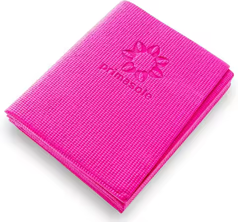 Folding Yoga Mat 4mm Thick, Easy to Carry for Travel, Beach, Park - Tear Resistant in 9 Colors