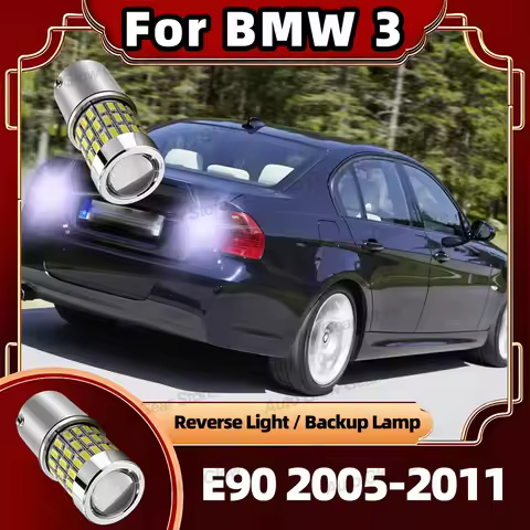 2x LED Reverse Light For BMW 3 Series E90 2005 2006 2007 2008 2009 2010 2011 Car Backup Lamp BA15S P