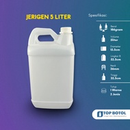 5 LITER JERRY CAN + CLOSE NEW