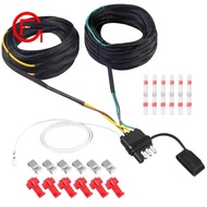 【Best Price】Boat Trailer Wiring Harness Trailer Wiring Kit Trailer Light Kit with Connector Plug for