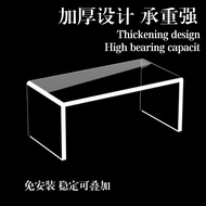 [48H Shipping] Acrylic Storage Rack Desktop U Display Rack Cabinet Storage Rack Divider Refrigerator