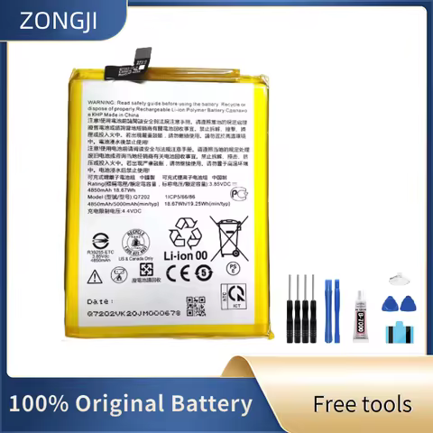 ZONGJI New Compatible Battery For HTC Desire 20 plus 20+ Q7202 Mobile Phone Batteries + Free Tools