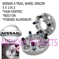 Wheel Spacers Nissan X-Trail T30 T31 T32 5x114.3 Hub centric Spacer 15mm 20mm 25mm (1Piece)