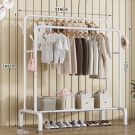 LG Rak Gantungan Baju Multifungsi Stand Hanger Berdiri Display Gantungan Portable Baju Hanger Besi