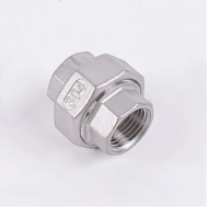 SS UNION PATENTE  Coupling Union Connector Pipe Fitting Stainless Female Thread