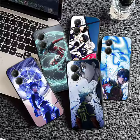 Blue L-Locks Isagi Yoichi Soft Phone Case for Xiaomi Poco X5 X6 X7 X8 Pro Max X3 F7 F8 Ultra M8 M7 M