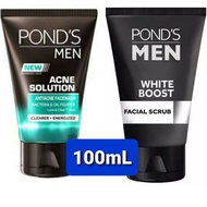 Pond's MEN Facial Wash 100mL White boost/ Acne Solution/Anti Acne/Men's Face Lightening/Ponds