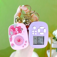 Mini Handheld Game Console Keychain Camera Tetris Game Console Keychain Car Key Pendant Schoolbag Pe
