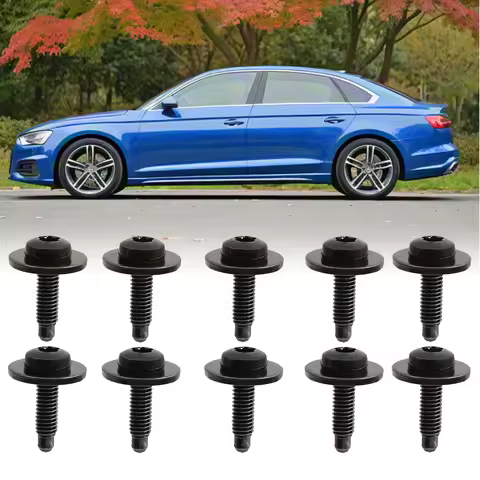 10PCS Car Headlight Assembly Mounting Bolt Headlamp Bracket Screws N90683302 For Audi A4 S4 Q5 Q7 A5