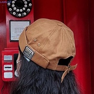 LAMUSE Men Women Skullcap, Cotton without Visor Brimless Hat , Vintage Docker Cap Solid Color Gorras