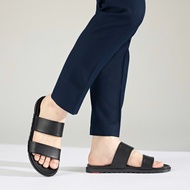 Dép MWC 7675 - Dép Nam 2 Quai Ngang Trơn Cách Điệu Cao Cấp Dép Nam Kiểu Dáng Đẹp Đi Êm Chân Mẫu Mới 