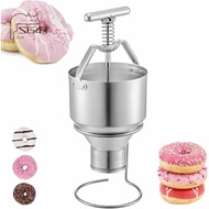 Manual Donut Depositor, 3L Donut Dispenser with Stand, Stainless Steel Donut Dropper Maker, for Home