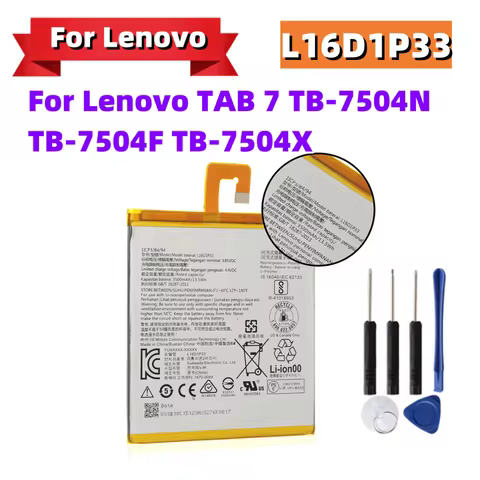 L16D1P33 New L16D1P33 3500mAh Battery For Lenovo TAB4 7.0 Inch TB-7504N TB-7504F TB-7504X Tablet Bat
