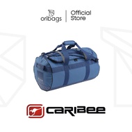 CARIBEE Kokoda 65L Gear Bag Blue | Large Travel Duffle Bag | Heavy Duty Sports Luggage | Outdoor Cam
