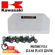 ▧KAWASAKI FURY 125 Plate Cover Motorcycle Body Parts Clear Plate Cover Frame Transparent