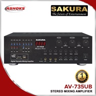 Sakura AV 735UB / Sakura Amplifier / 700W X 2 / Karaoke Amplifier / Original Sakura / Av 735 UB /