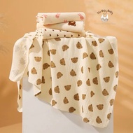 Ready Multipurpose Muslin Swaddle Cloth, Organic Cotton Casual Blanket Mat, Muslin Swaddle