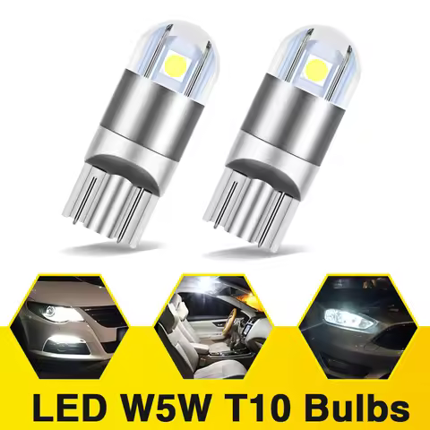 2/4/10PCS T10 W5W White/ICE Blue/Red/Blue/Amber LED Bulbs 194 168 Car LED Clearance Parking Lights L