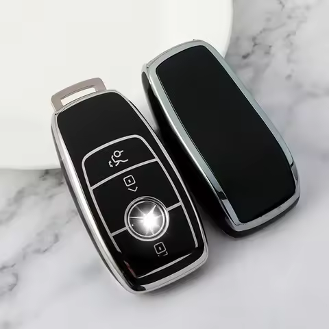 TPU Car Key Case Cover for Mercedes-Benz A B C E G S Class CLA CLS GLA GLB GLC GLE GLS EQA EQB EQC 3