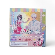 Link Click 75MM Glitter Figure Badge Box Set | 11-Pack Holographic Pins + Cards Anime Merch | Blind 