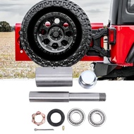 Aramox Tire Carrier Hinge Kit Stainless Steel Bearing Hub Seal for Off Road SUVs Fits 33-37 Inch Tir
