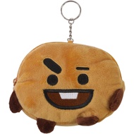 Womens Small Wallet With Keychain BT21 Line Friends SHOOKY Key Chaine/Coin Purse, Shooky