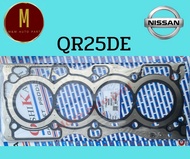 ประเก็นฝาสูบ NISSAN QR25DE URVAN NV350 NAVARA NP300 CNG X-TRAIL 2500CC DOHC 16V(89.5MM)ยี่ห้อ oshika