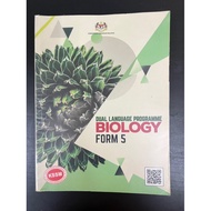 [Second Hand] Biology Textbook Form 5 Dual language program KSSM Buku Teks Biologi Tingkatan 5