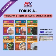 [MyEducationBooks] Fokus A+ KSSM Edisi 2026 - BM,BI,Maths,Sains,Sej,Geo (Tingkatan 1-3) - Latihan bu