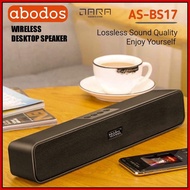 🇲🇾*Ready Stock* Home TV Small Bully Soudbar Wireless Desktop Speaker ABODOS AS-BS17 Soudbar V5.1