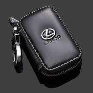 Lexus Leather Car Key Case Remote Key Case Zipper Keychain For IS300 IS250 CT200H ES200 ES250 ES350 RX350 GS300