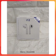 WMK Earphone HF Handsfree Bluetooth Headset Headphone Earphone TWS i12