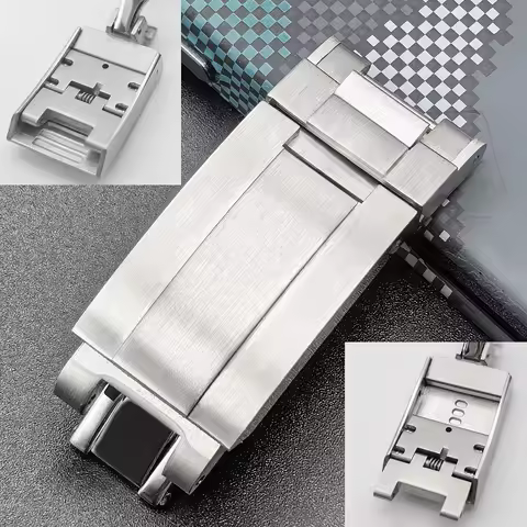 904L Stainless Steel 9x9mm Glidelock Deployment Clasp Watch Buckle for Tudor Black Bay58 79030 BB54 