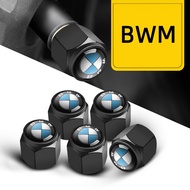 [Ready Stock] 4PCS BMW Car Tire Air Valve Caps Wheel Tyre Rim Stem Covers Dustproof Waterproof Tires