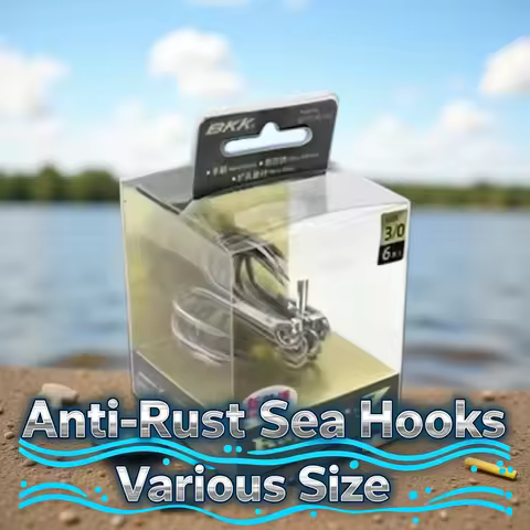 5Packs BKK Raptor-Z 6071-4X-HG Treble Fishing Hooks 4# 2# 1# 1/0# 2/0# 3/0# 4/0# 5/0# Sea Fishing Bi