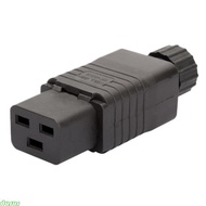 dusur IEC 320 C19 16A Power Cord Connector Black PDU IEC 320 C19 Rewirable Socket plug