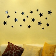 Star Acrylic Mirror Wall Stickers with Adhesive Art Decal Stickers