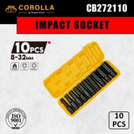 MATA Corolla Eye Socket Impact 10Pcs Socket Wrench / Shock Impact Socket Wrench Set