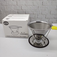 Stainless Steel Pour Over Coffee Dripper 1-2 Cups