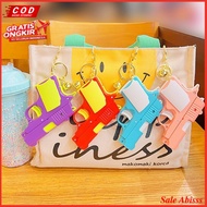 GANTUNGAN 101. #SaleAbisss# Keychain Gun Can Be Played Keychain Gun Fidget Toys Gun Pistol Bell