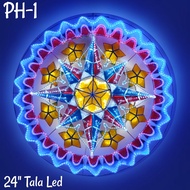 PH Parol made of Capiz with Pure LED lights from Pampanga size 24