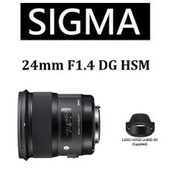 台中新世界【免運/私訊來電再享優惠】SIGMA 24mm F1.4 DG HSM ART 恆伸公司貨 保固三年