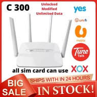 C300 Wifi MODEM Modified Unlocked 3G 4G LTE WiFi Modem CPE Wifi Router Home Unllimited Hotspot &amp;Sim Card Slot ALL Telco